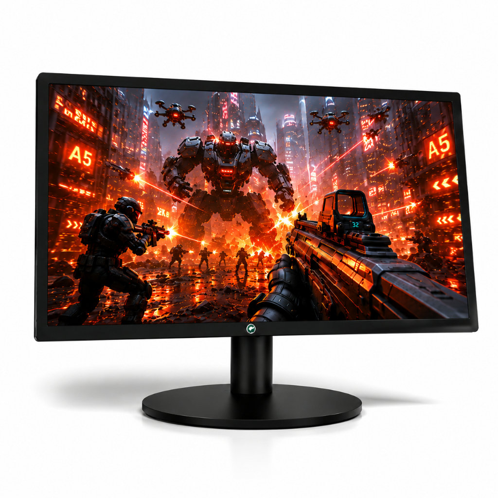 MONITOR LED 20 POLEGADAS 75HZ TRONOS ENTERPRISE BRAZILPC HD 1600X900 HDMI VGA VESA WIDESCREEN BIVOLT PRETO