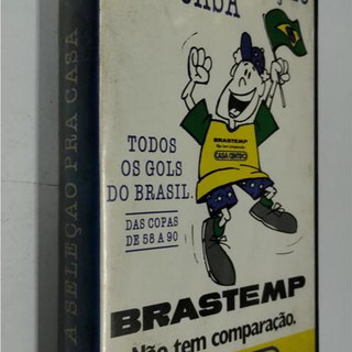 Fita VHS Leve a Seleção Pra Casa: Todos os Gols do Brasil das Copas de 58 a 90 - Brastemp