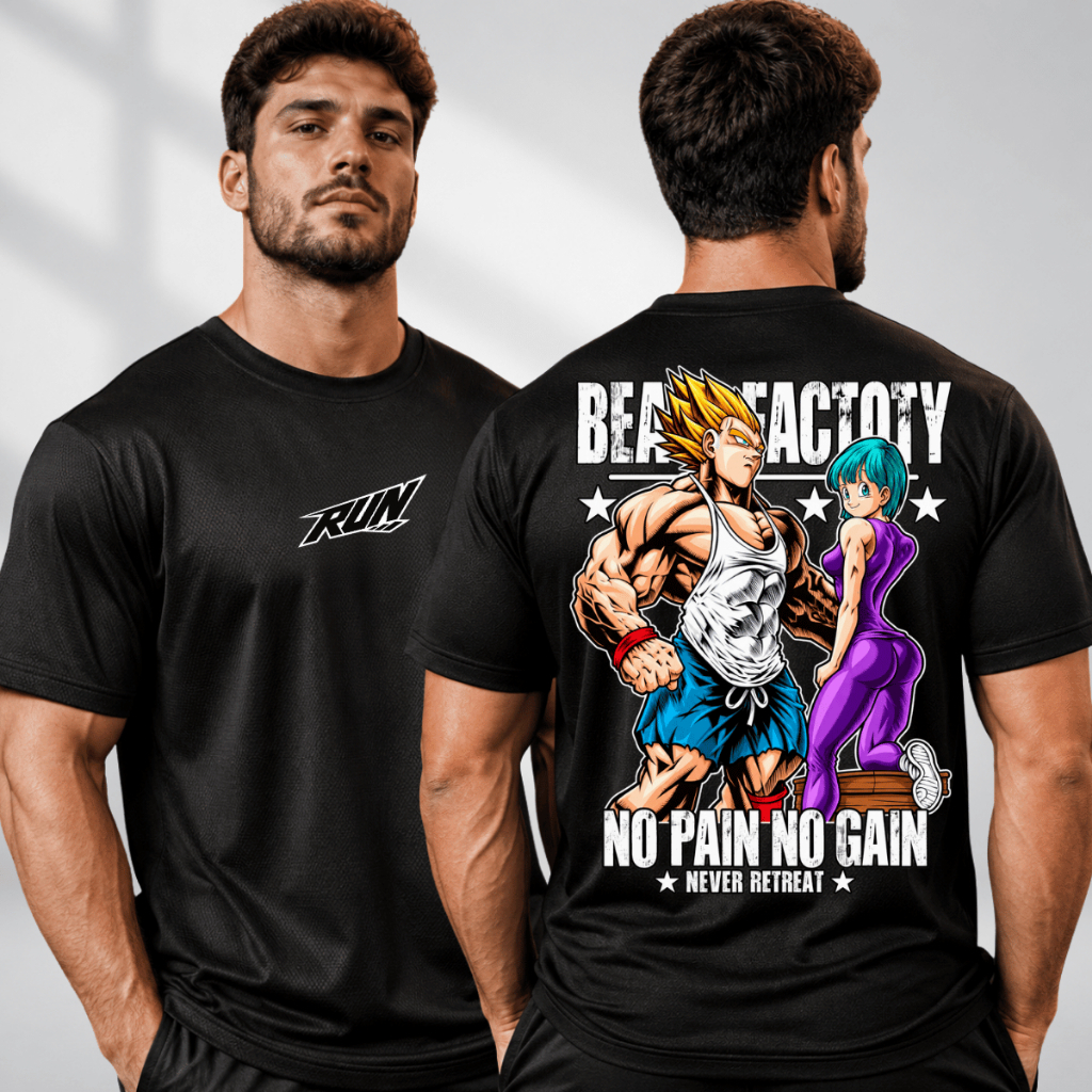 Camiseta Dry Fit Masculina Academia Treino Pesado Musculação Crossfit Secagem Rápida Premium