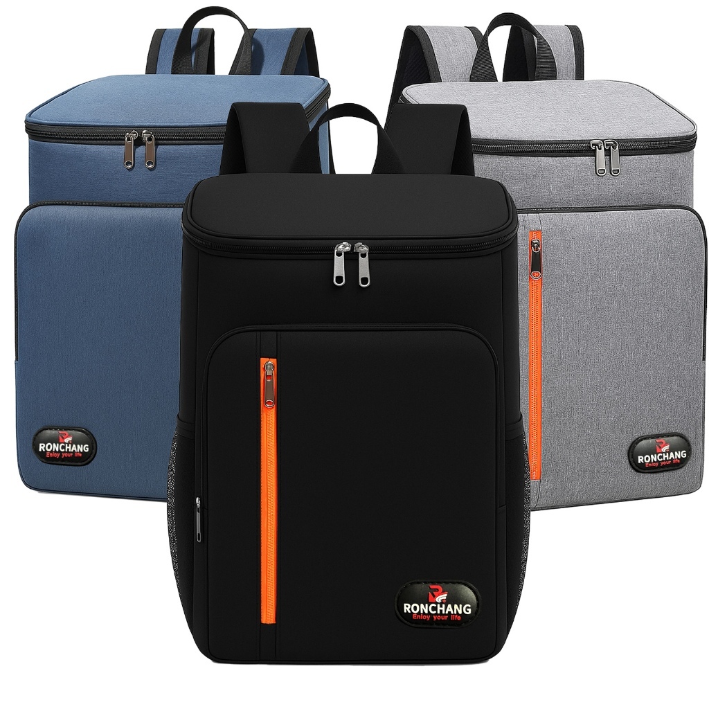 Mochila Térmica 20L Grande Cooler Portátil Impermeável Durável Para Piqueniques Viagens Praia Camping