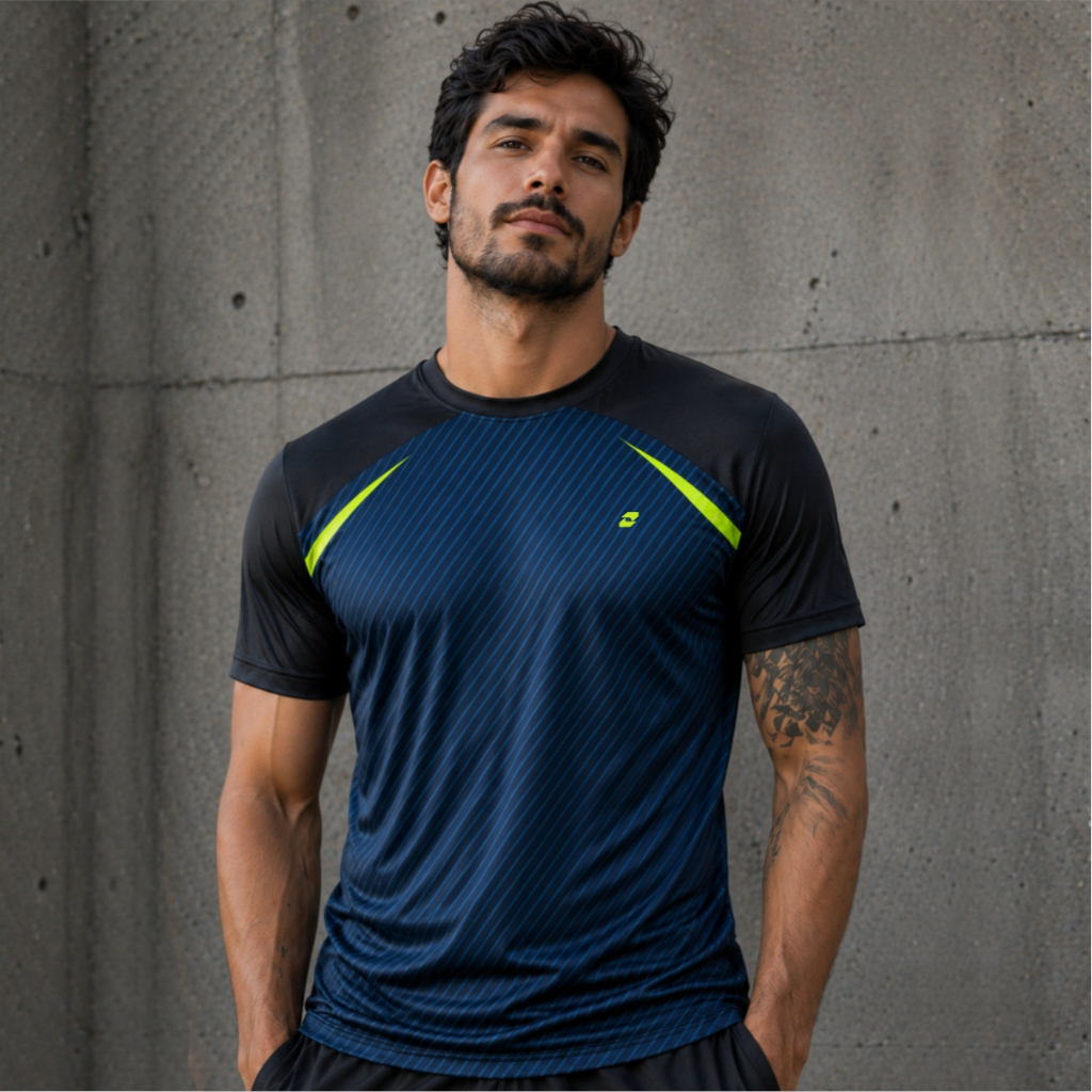 Camiseta Masculina Dry Fit Treino Musculação Academia Gym Esportiva Confortável