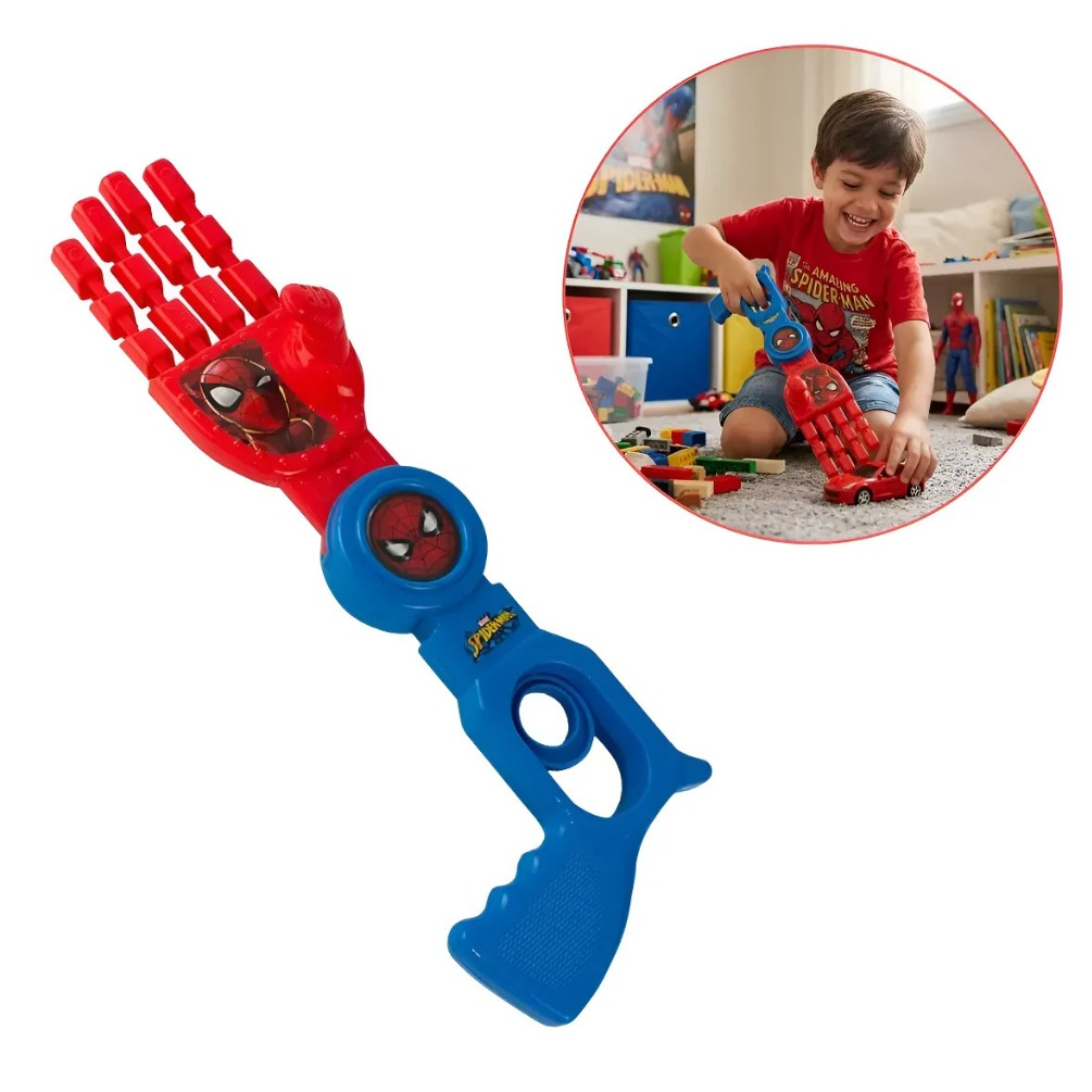 Braço Biônico Mão Homem Aranha Infantil Etitoys