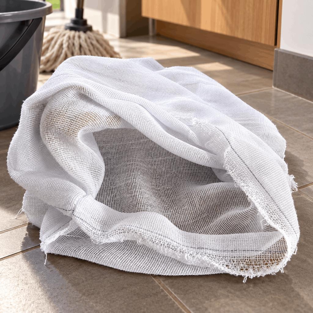 5 Panos de Chão Branco 40x65 Grande Saco Alvejado Absorvente — imagem 2 de 2