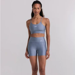 Conjunto Fitness Feminino Academia Short e Top Média Compressão Graphite Arm