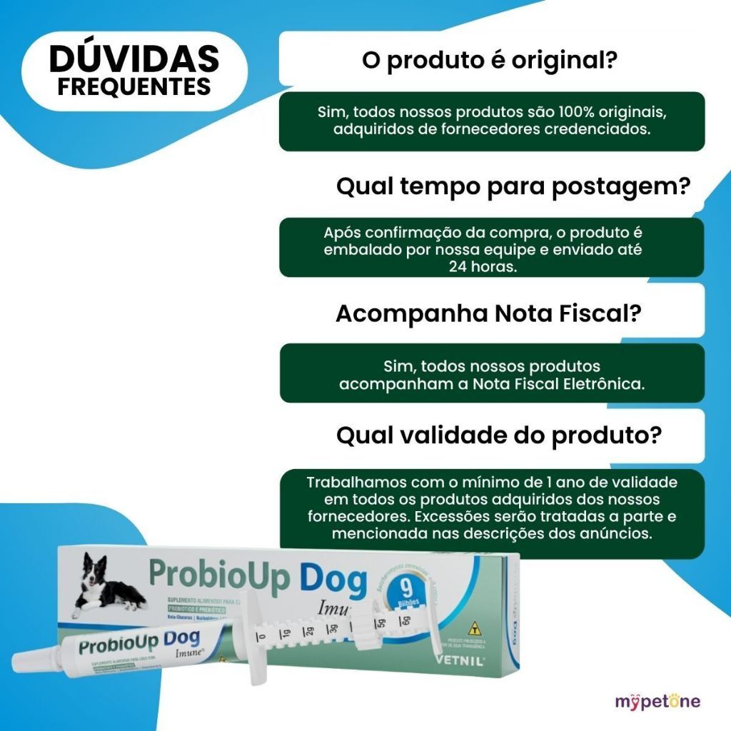 ProbioUp Vetnil Cat, Dog Ou Simbio 6g Ou 14g Suplemento Probiótico Intestinal Cães Gatos — imagem 2 de 2