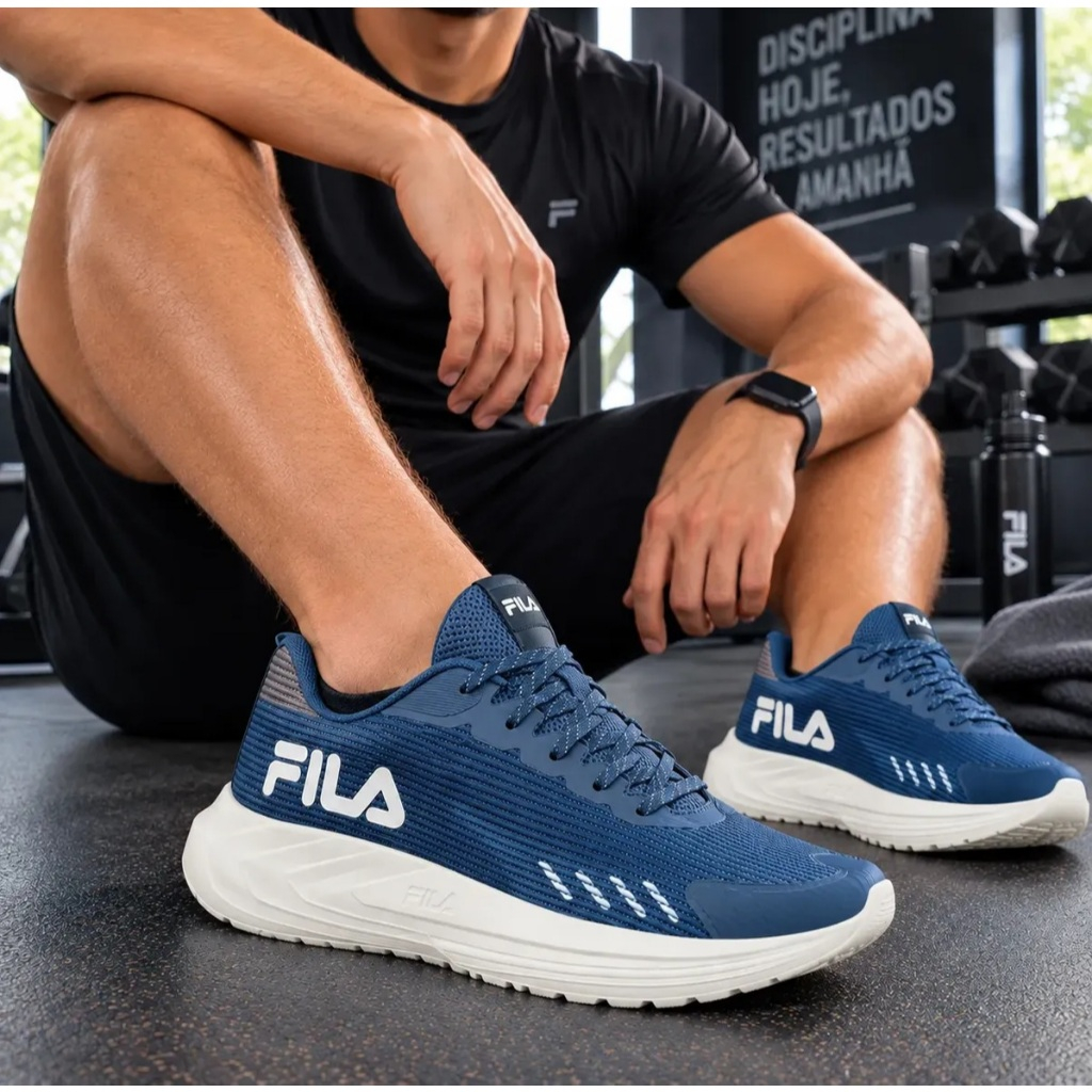 Tênis Masculino Esportivo Casual Fila Sprint Original Tenis Academia Treino Caminhada Confortável — imagem 2 de 2