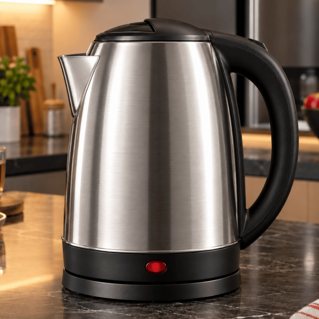 Chaleira Elétrica 127v Inox Bule Jarra 2L Ferve Água Rápido Automatica Café Chá Leite Com Tampa