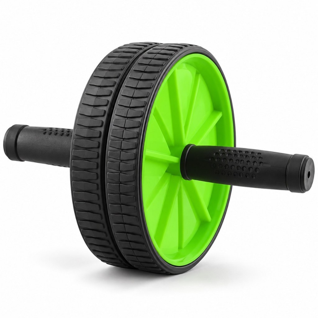 Roda Abdominal com Apoio Treino Funcional Abdômen e Academia em Casa Saúde Bem Estar Lançamento