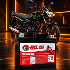 Bateria NAJA 5NS Mottu Sport 110i 22 A 24 5Ah