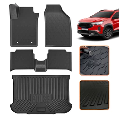 Kit Tapete Bandeja 3D com Bordas Elevadas + Protetor de Porta Malas para Pulse 2022 a 2026