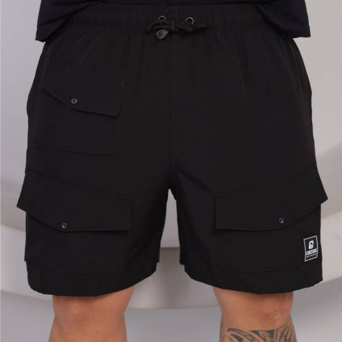 Bermuda Masculina Spandex com Elastano 3 Bolsos Frontais 2 Laterais Leve Respiravel Confortavel para Uso Diario — imagem 2 de 2
