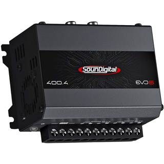 Módulo Amplificador Soundigital 400.4 EVO 6 400W RMS 4 Canais 2 Ohms Potente Som Automotivo em Oferta na Shopee