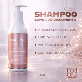 Shampoo Bomba Antiqueda Rosé Fortalecedor De Cabelo Tratamento Capilar em Oferta na Shopee