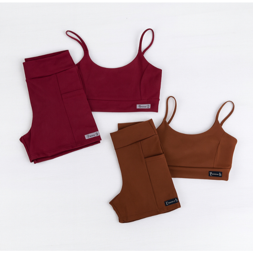 KIT 2 Conjunto Fitness Poliamida - Conforto e Transparência Zero!