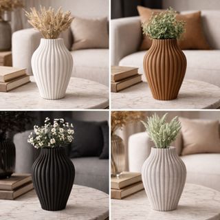 Vaso Decorativo Moderno 18cm Minimalista Aparador Sala Mesa Aparador Decoração Elegante em Oferta na Shopee
