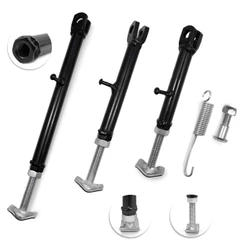 Cavalete Lateral c/ Regulagem 125 150 160 Fan Titan YBR Factor Biz Pop Bros XTZ Tornado CRF Com Mola e Parafuso