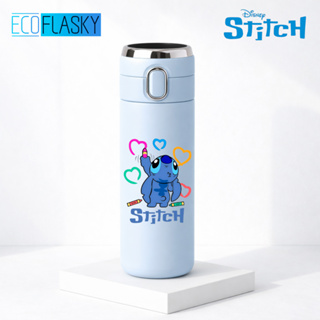 Garrafa Térmica Infantil De Aço Inoxid[avel Stitch Estampada com Termometro LED Digital 420ml em Oferta na Shopee