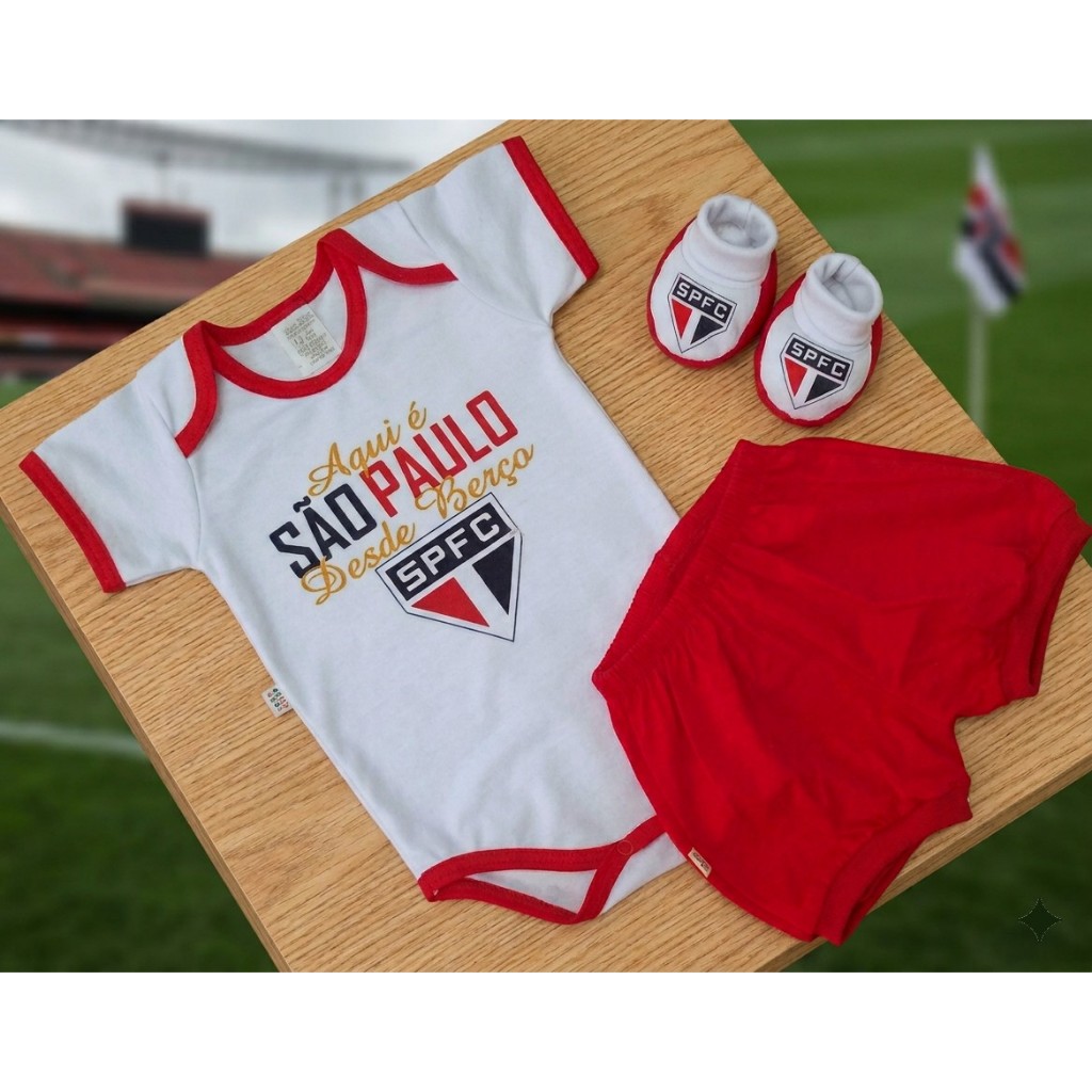 Kit Body Infantil - S. Paulo - Pantufa Bebê.