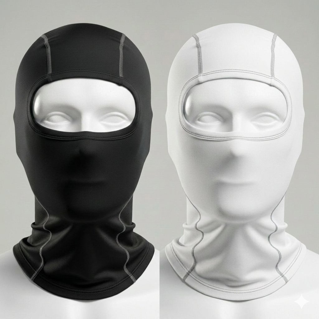 Kit 2 touca Ninja Balaclava UV+50 Proteção Solar Térmica Ideal para Motoqueiro Motoboy