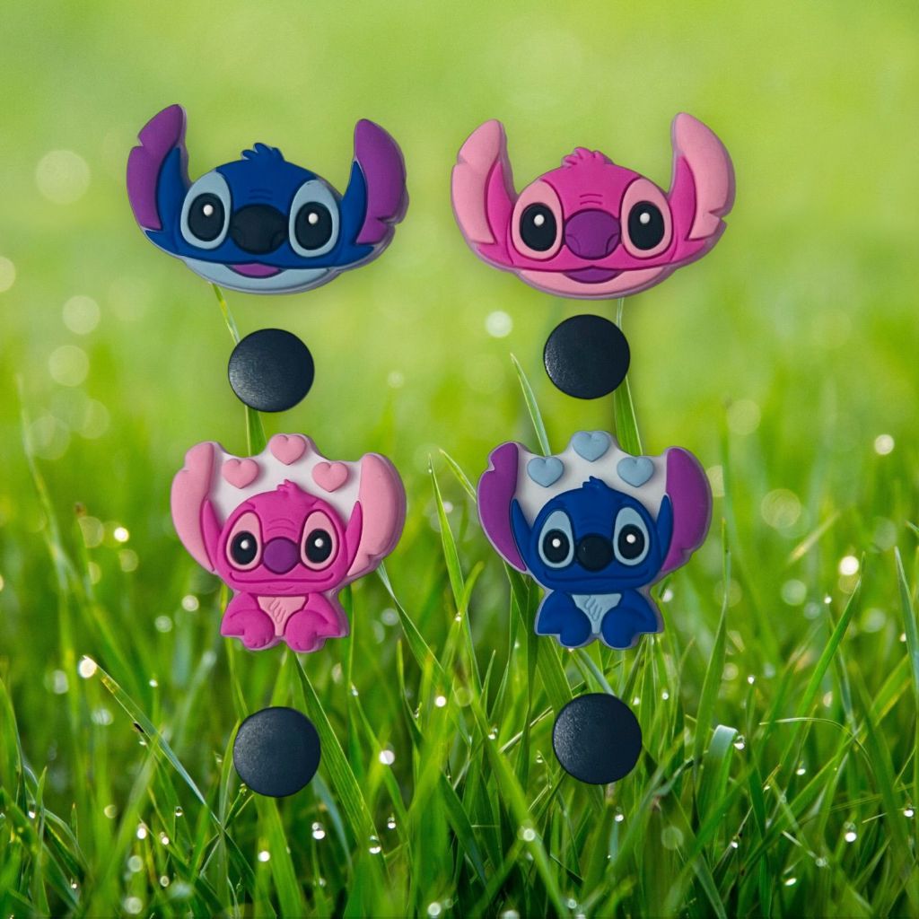 Kit Charm 4 Pin Emborrachado Botões Jibbit Babuche Croc Stitch P