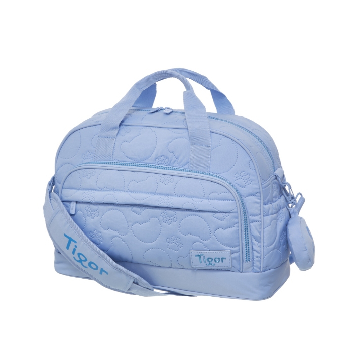 BOLSA DE MATERNIDADE MÉDIA TIGOR T. TIGRE LITTLE SHINE AZUL