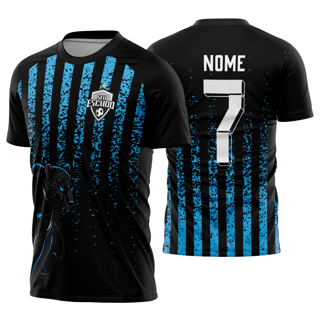 Camisa de uniforme para interclasse/jogos internos/futebol personalizada com nome e numero mod 863