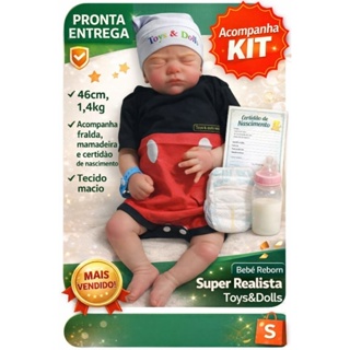 Bebê Reborn Realista Corpo Tecido Super Macio Pronta Entrega em Oferta na Shopee