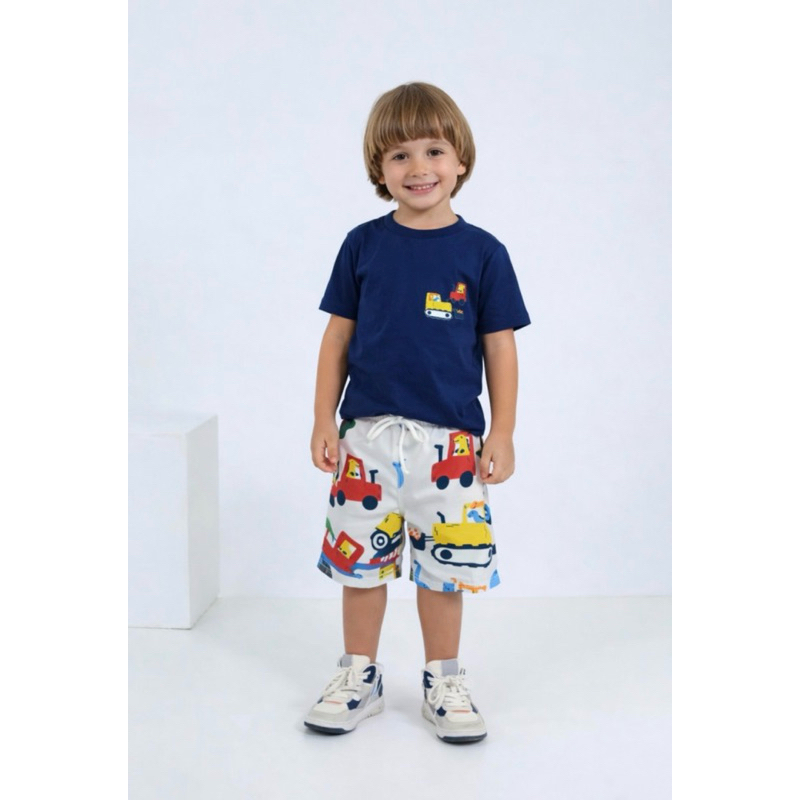 Conjunto Infantil Masculino Colorido Tactel e Algodão Menino