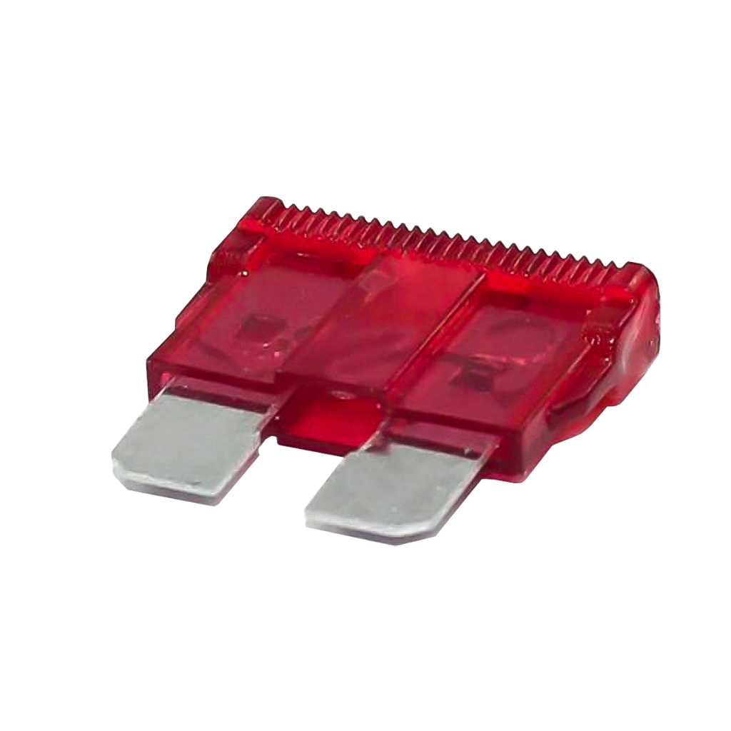 Fusível de Lâmina Universal -  10A - 19mm x  19mm x 5mm