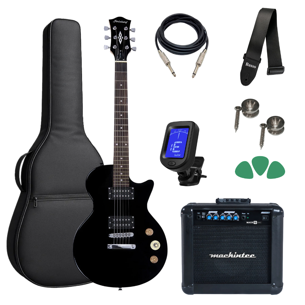 Guitarra Les Paul Strinberg Lps200 Special Kit Amplificador