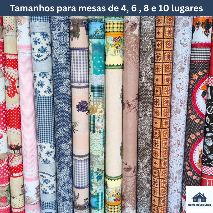 Toalha Mesa Plástico Térmica  4,6,8,10 cadeiras Impermeavel por Metro Alta Qualidade Multiuso