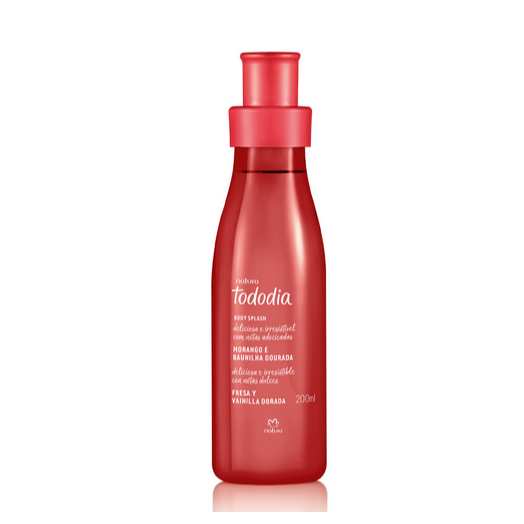 Natura Tododia Body Splash Morango e Baunilha Dourada 200ml em Oferta na Shopee