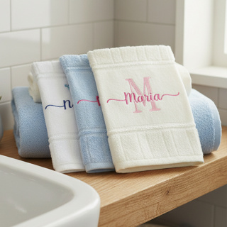 Kit 2 Toalhinhas Bordadas Personalizadas Nome Lembrancinha Batizado Dohler Mao Boca Algodao Alta Qualidade em Oferta na Shopee