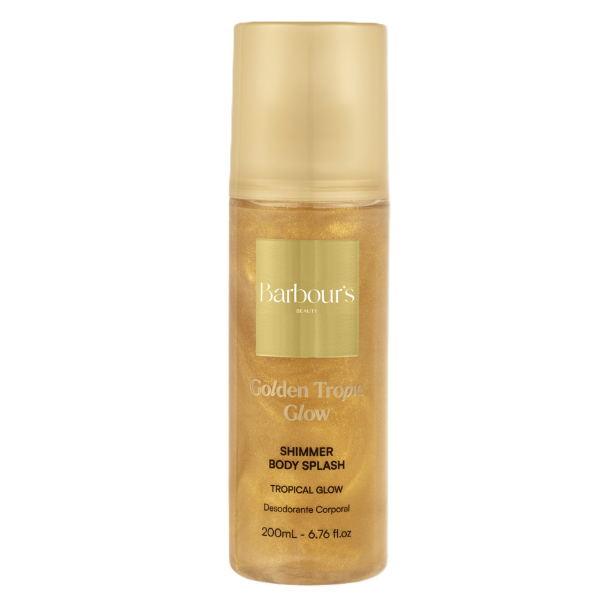 Shimmer Body Splash Golden Tropic Glow Desodorante Colônia  200ml em Oferta na Shopee