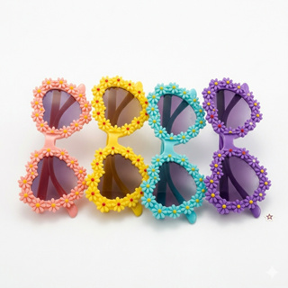 Óculos de Criança Kit Óculos Infantil Coração c Flor Sortido em Oferta na Shopee