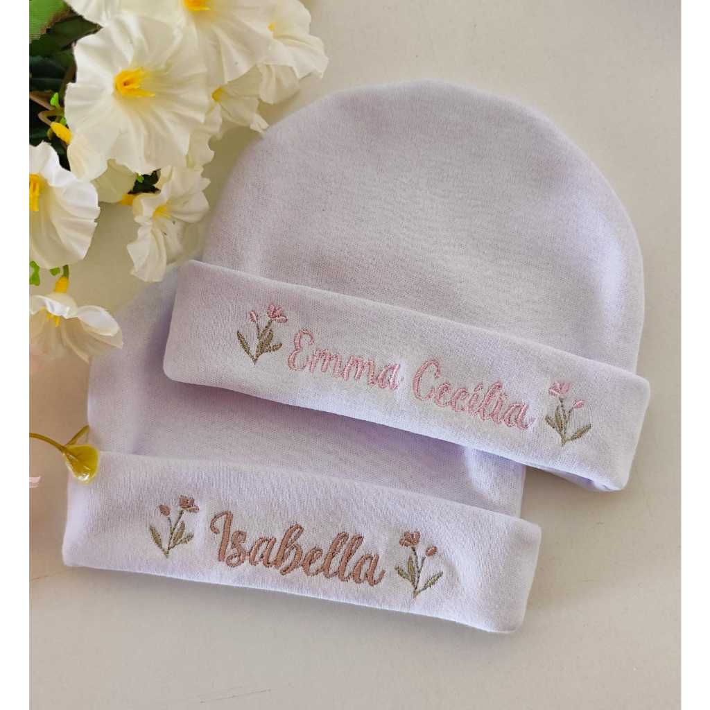 Touca  RN menina personalizada em Oferta na Shopee