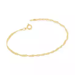 Pulseira Rommanel Fio Cingapura Med 18/19 Cm 550417 Comprimento