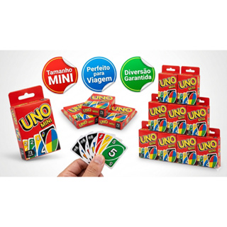 Mini Jogo De Cartas Uno lembrancinha aniversario festas diversao 55 cartas kit e unidade em Oferta na Shopee