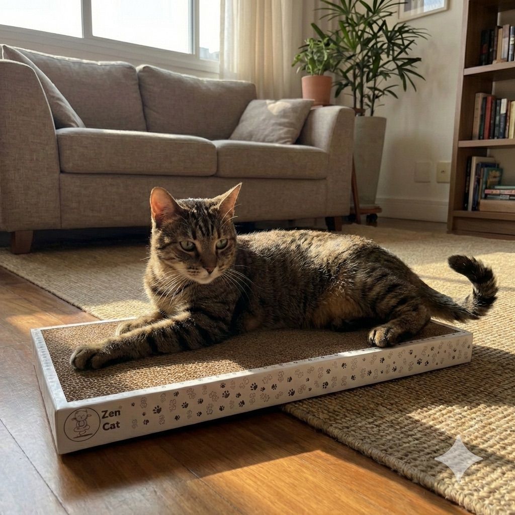 Arranhador De Papelão Caminha Premium Para Gatos