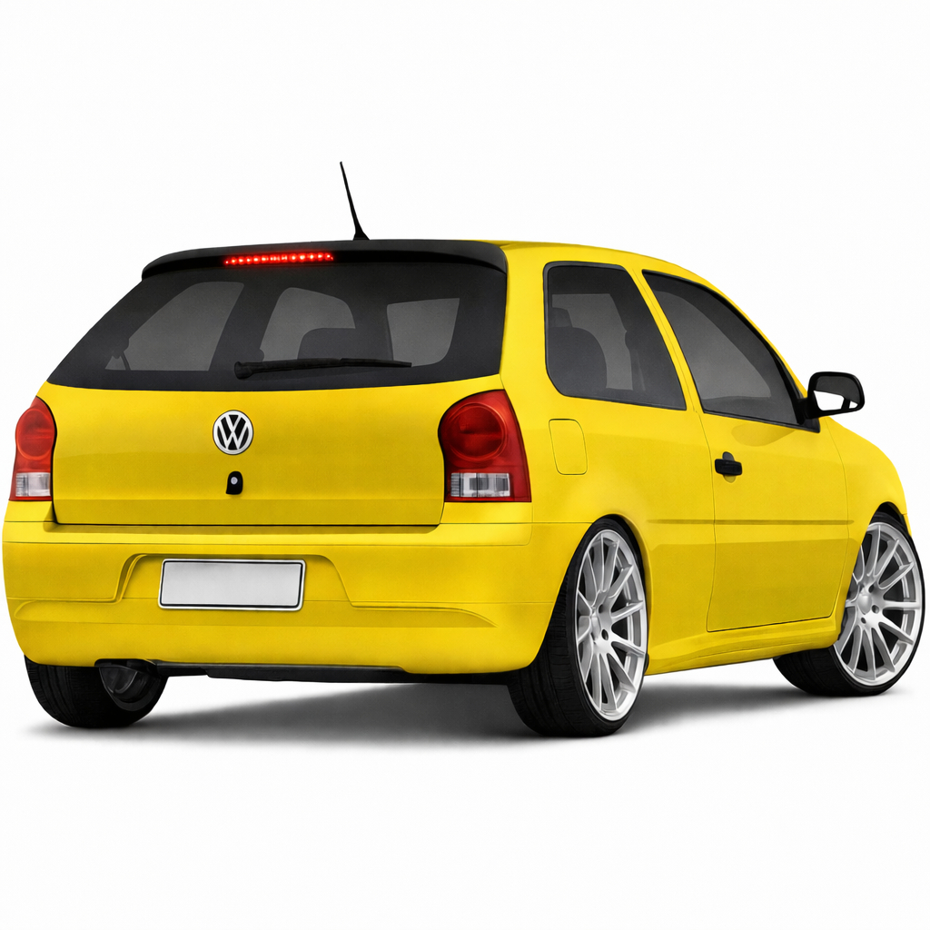 Aerofólio Preto Gol Plus Vw G4 05 06 07 Á 14 C/ Break Light