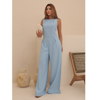 MACACÃO FEMININO REGATA PANTALONA em Oferta na Shopee