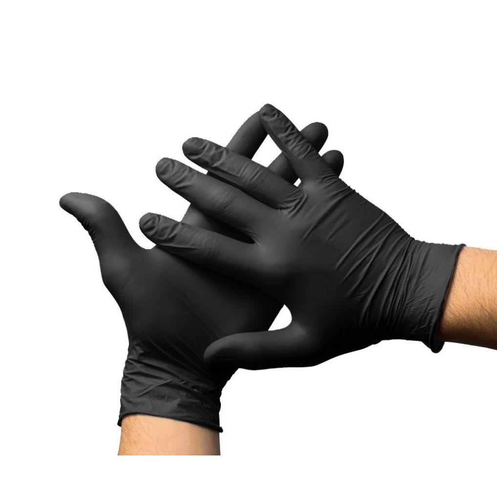 Luva Preta Luva Descartável Nitrilica Talge Black Com Kit 10 Pares Luva Preta Sem pó em Oferta na Shopee