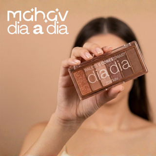Paleta De Sombra E Maquiagem De 6 Cores Brilhante Mahav Dia A Dia Alta Cobertura E Fixação em Oferta na Shopee