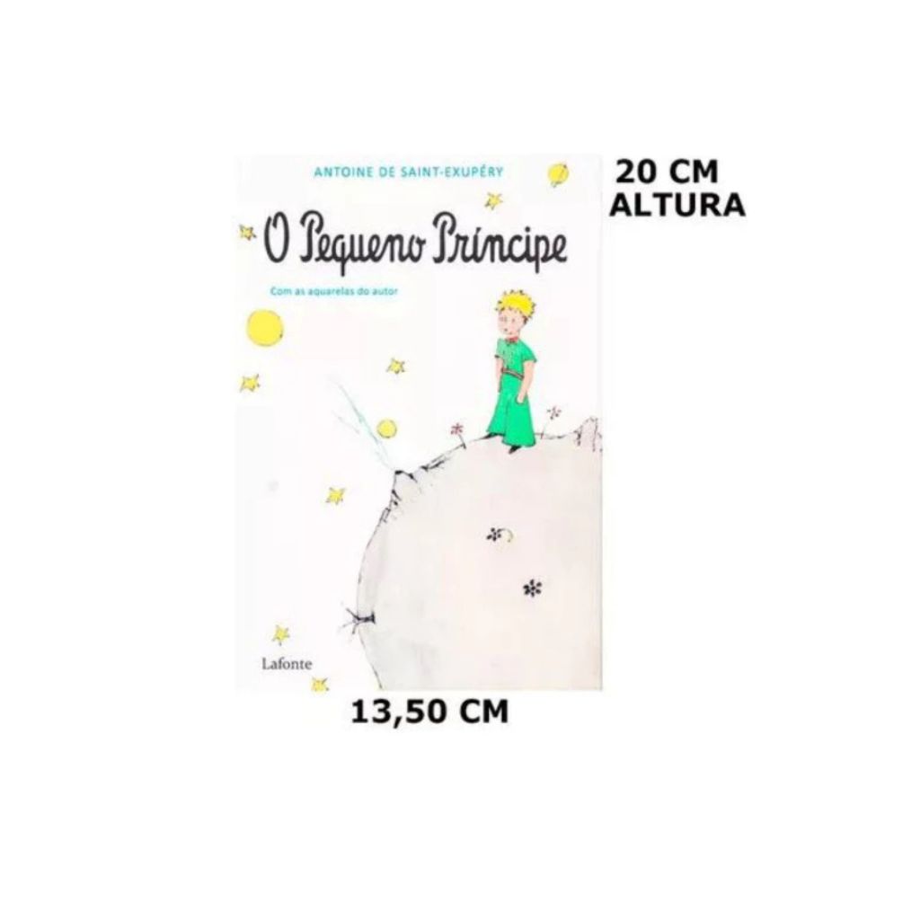 kit 10 livros pequeno principe com aquarelas do autor com marcador de paginas