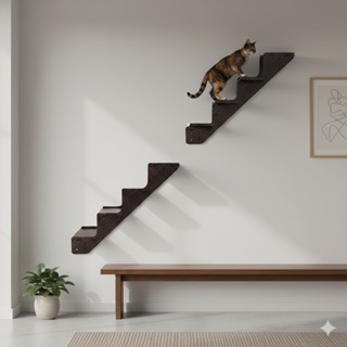 Kit 2 Escadas De Parede Para Gatos Playground em Oferta na Shopee