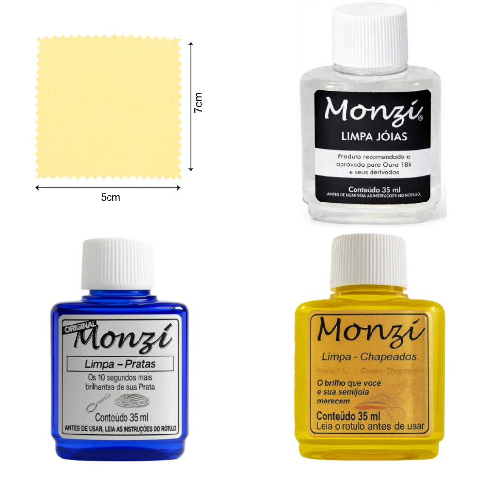 Limpa Dourado monzi original frasco 35ml e outros Limpadores (escolha)