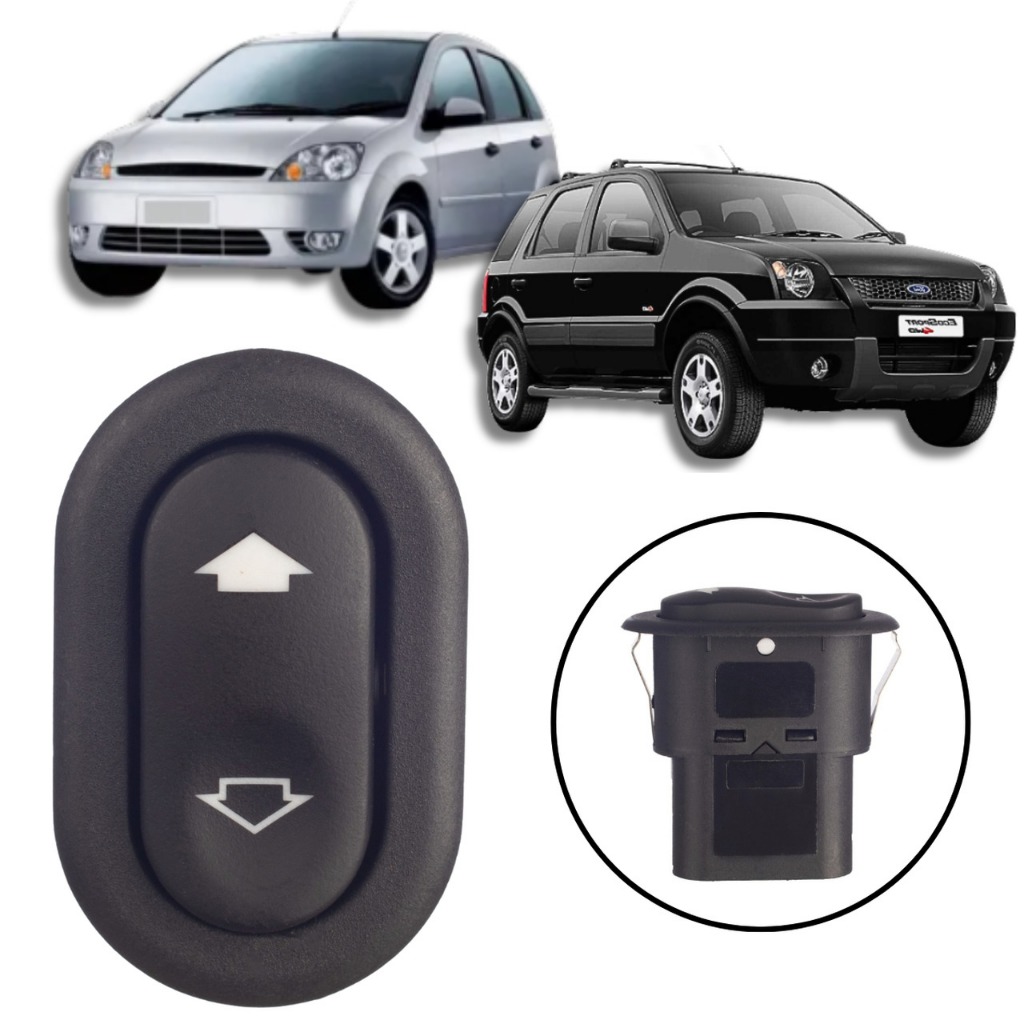 BOTÃO VIDRO ELÉTRICO FORD ECOSPORT 2003/2007 FIESTA AMAZON em Oferta na Shopee