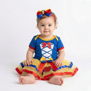 Body Bebê Temático Branca de Neve Mesversário em Oferta na Shopee