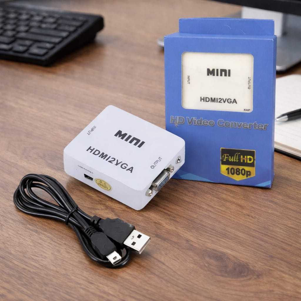 Conversor Adaptador Video HDMI para VGA - HDMI2VGA
