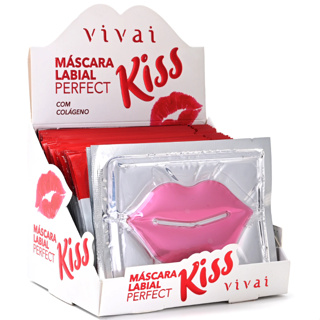 Máscara Labial Perfect Kiss - com colageno em Oferta na Shopee
